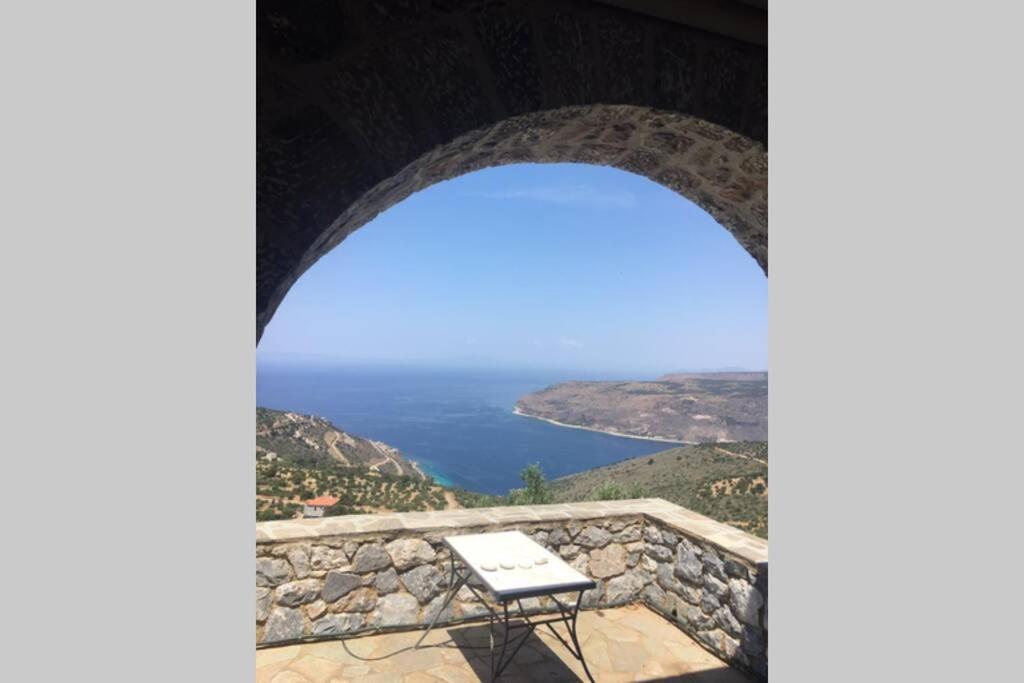 Villa Traditional Tower: Sea View Retreat Areopoli Exterior photo
