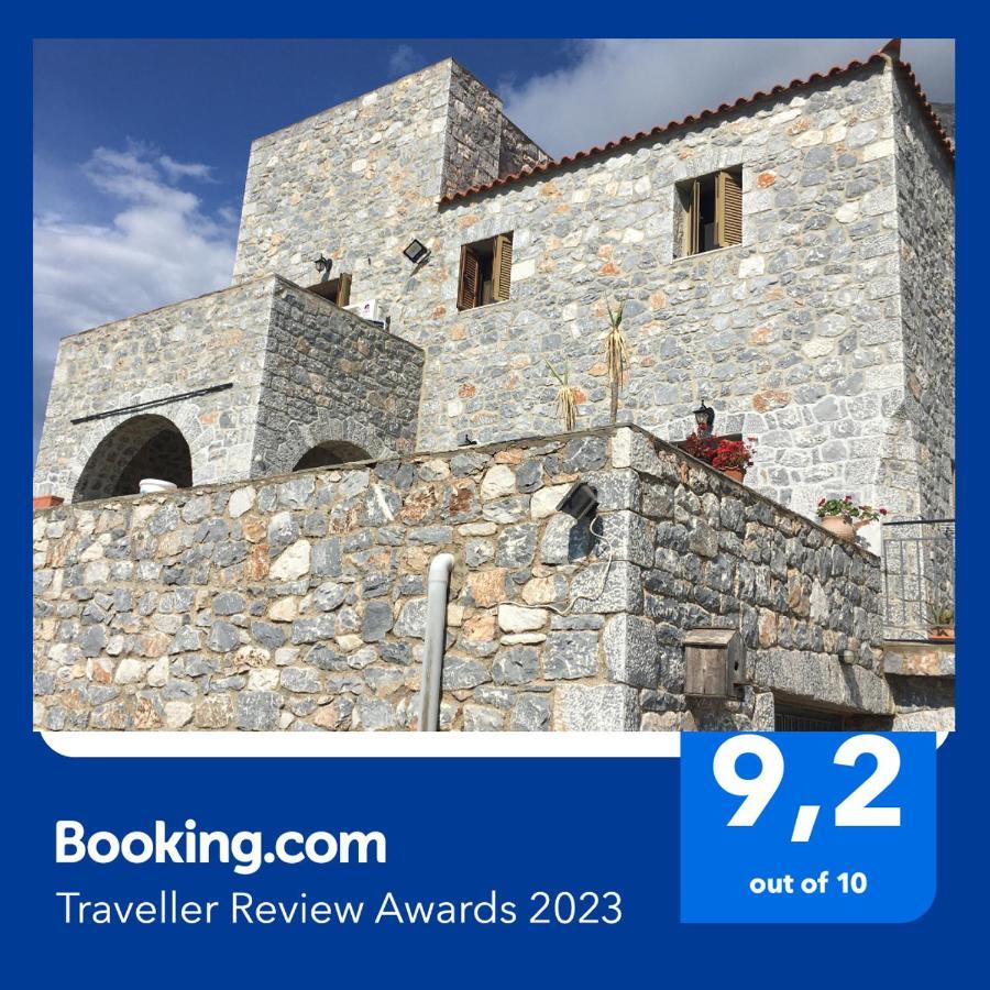 Villa Traditional Tower: Sea View Retreat Areopoli Exterior photo
